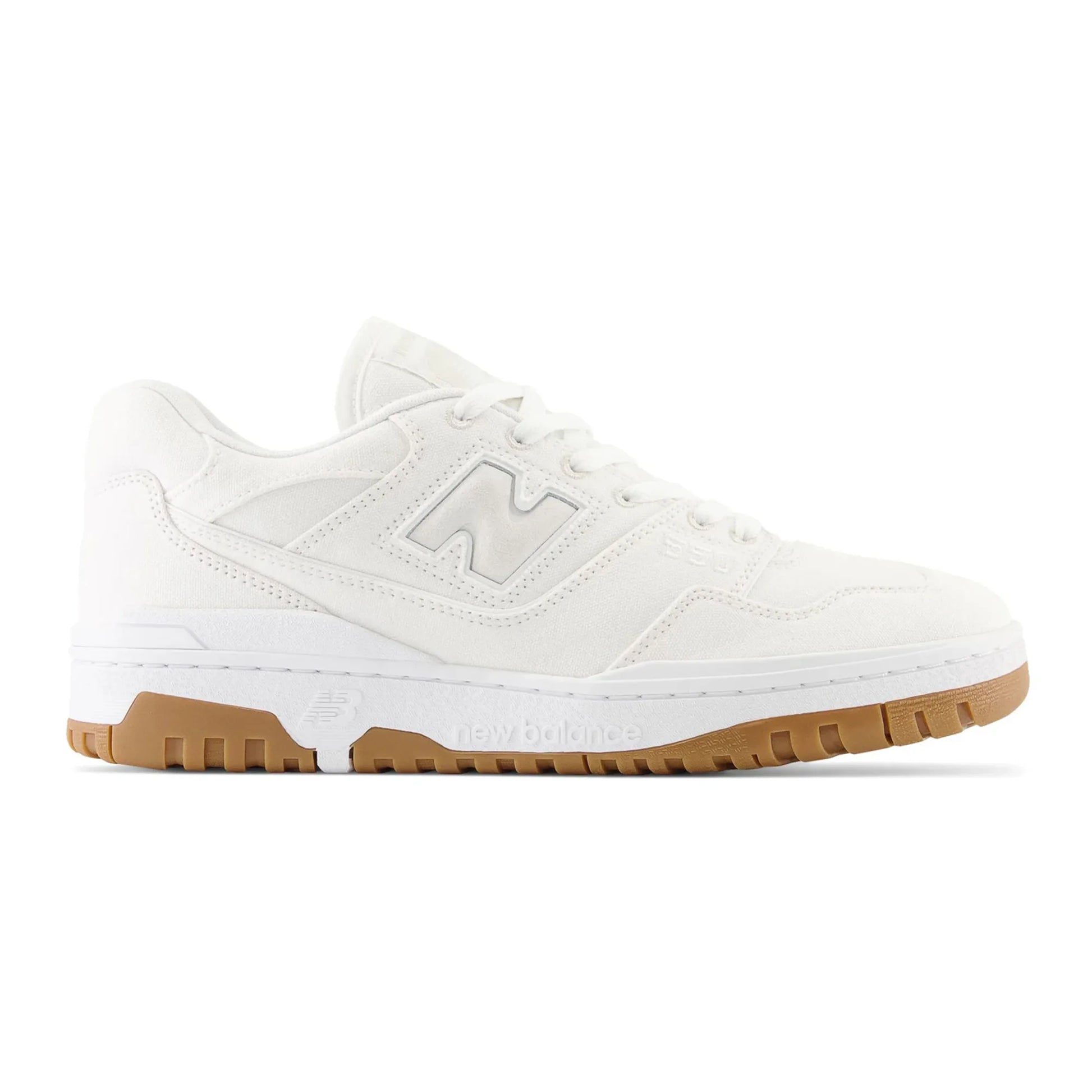 New Balance 550 White Canvas Gum