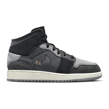 Jordan 1 Mid Craft Inside Out Black (GS)