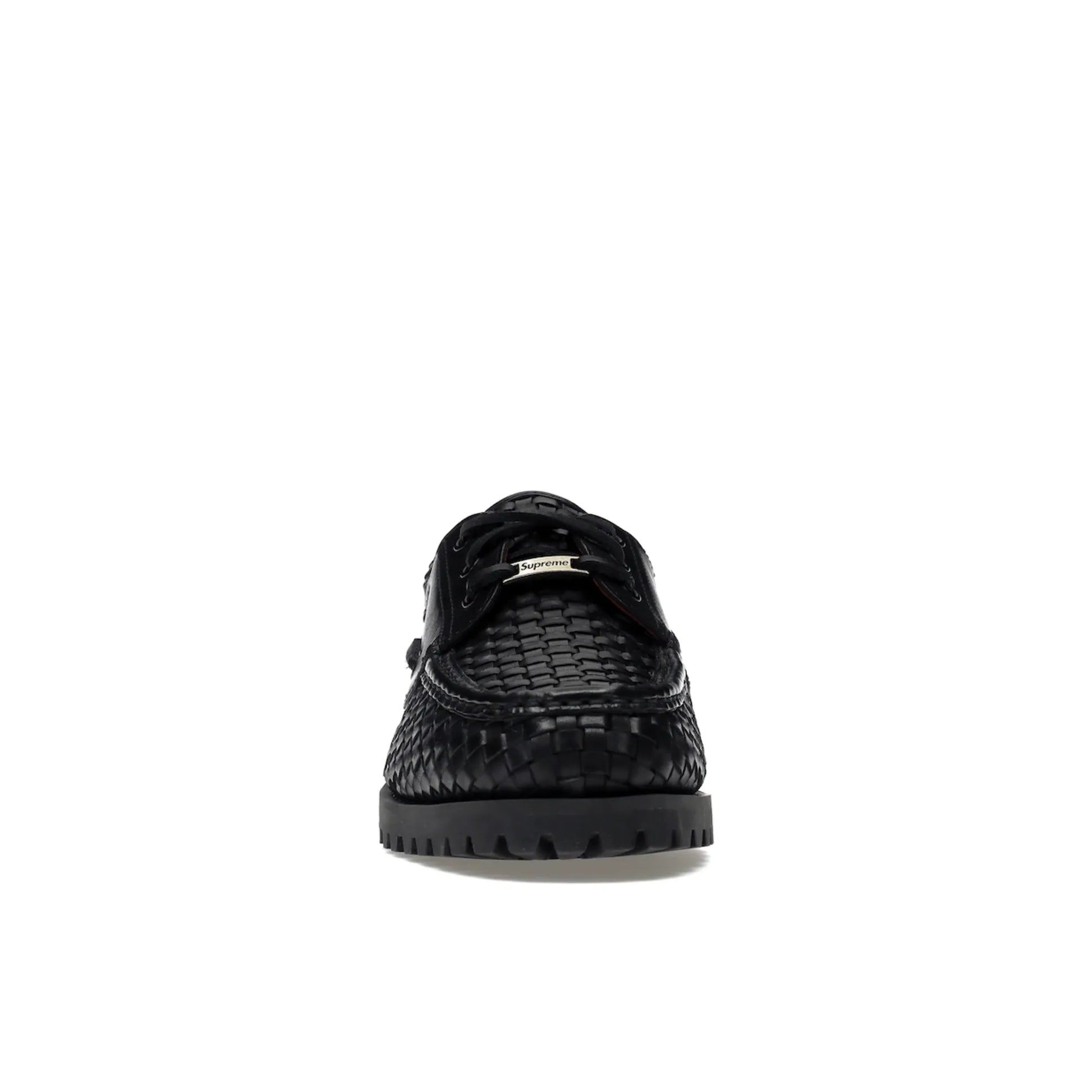 Timberland Woven Leather 3-Eye Lug Supreme Black