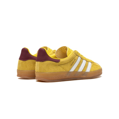 adidas Gazelle Indoor Bright Yellow Collegiate Burgundy (Women's)