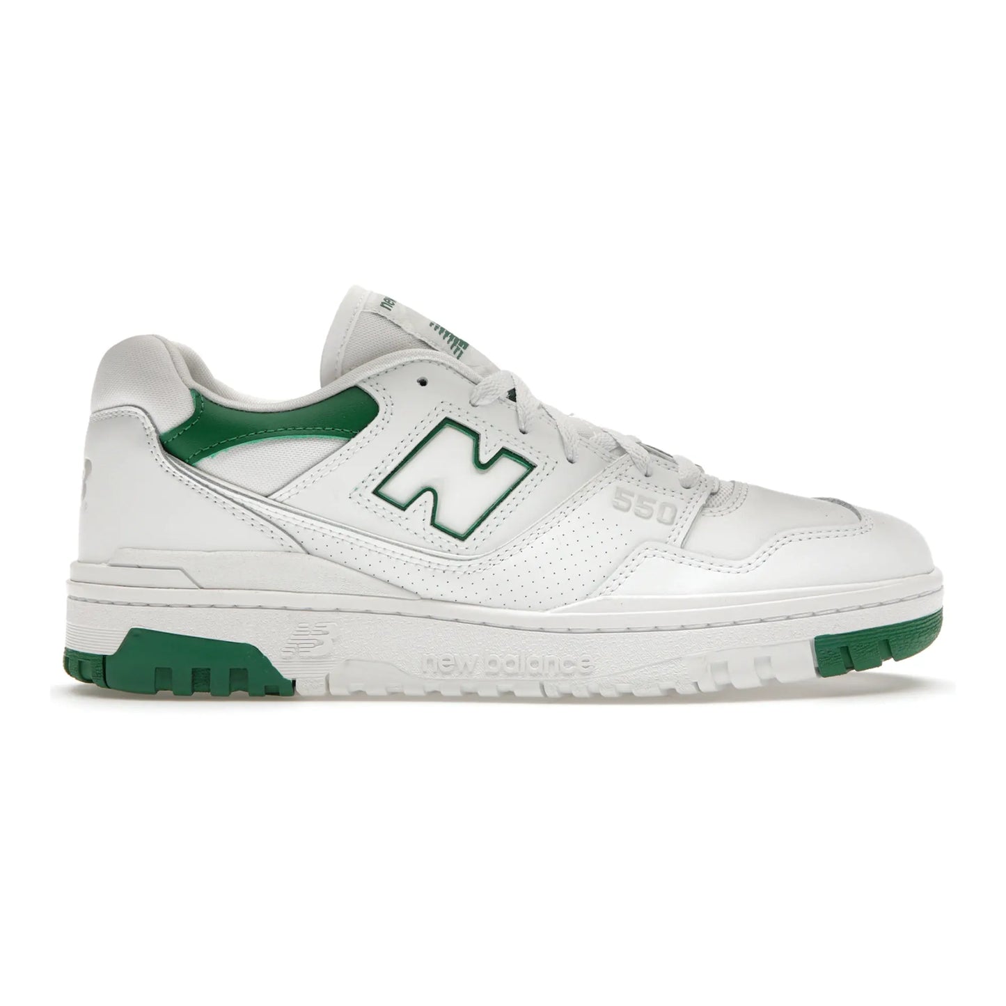 New Balance 550 White Classic Green