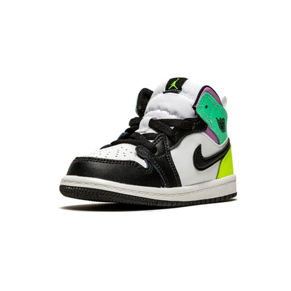 Jordan 1 Mid Pastel Black Toe (TD)