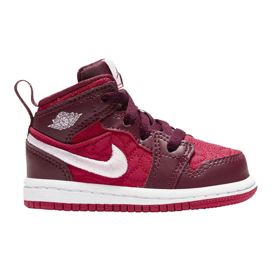 Jordan 1 Mid Red Quilt (TD)