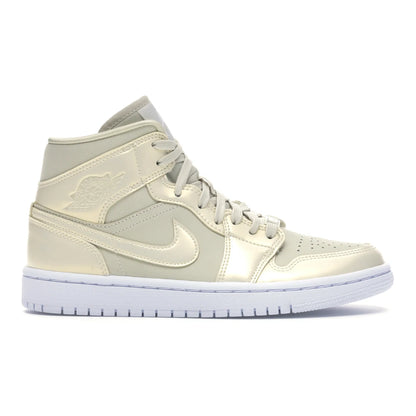 Jordan 1 Mid Goose Feather Yellow (Women's)