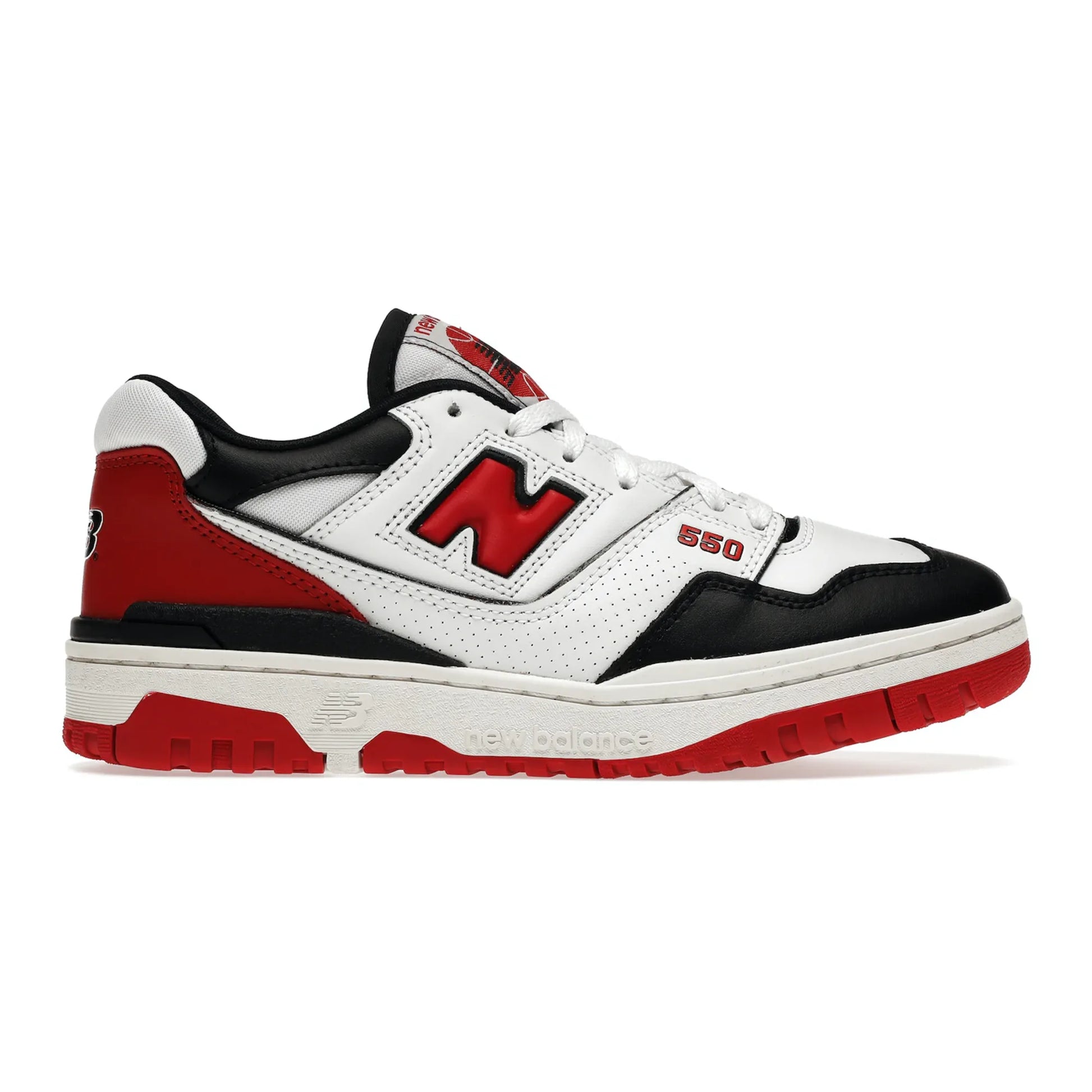 New Balance 550 White Red Black