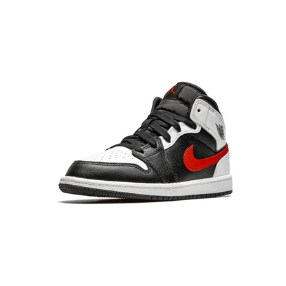 Jordan 1 Mid White Black Chile Red (PS)