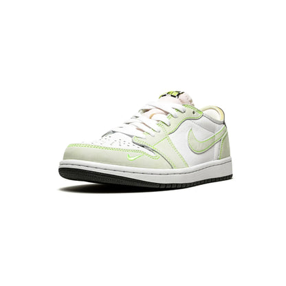 Jordan 1 Retro Low White Ghost Green Black