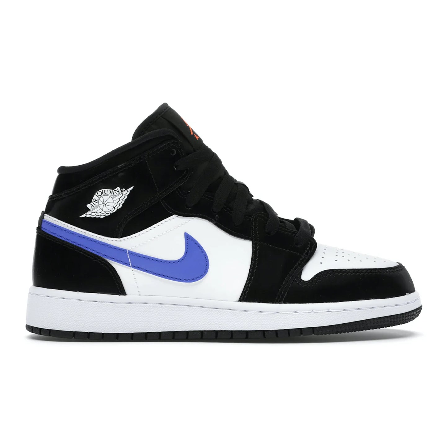 Jordan 1 Mid Black Racer Blue White (GS)