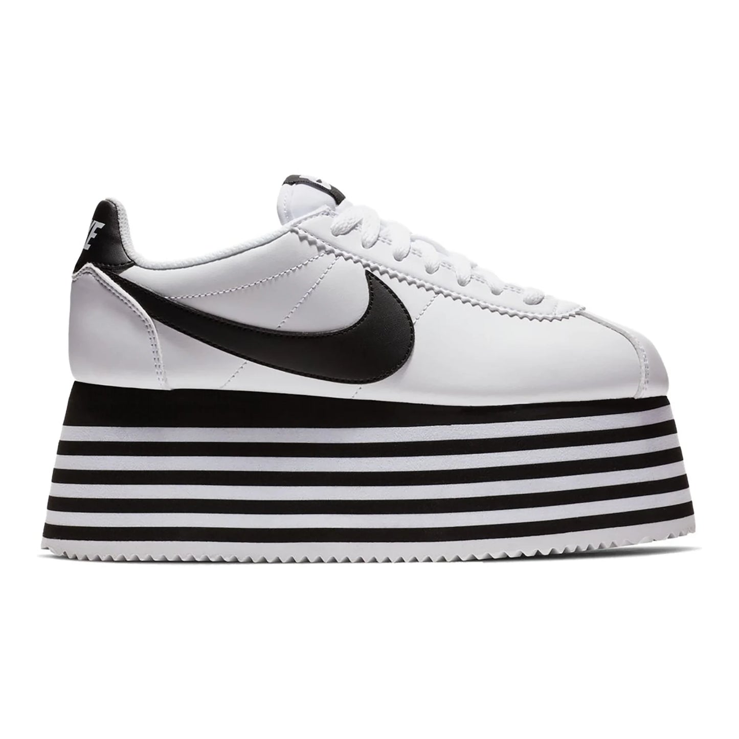 Nike Cortez Platform Comme des Garcons White Black (Women's)