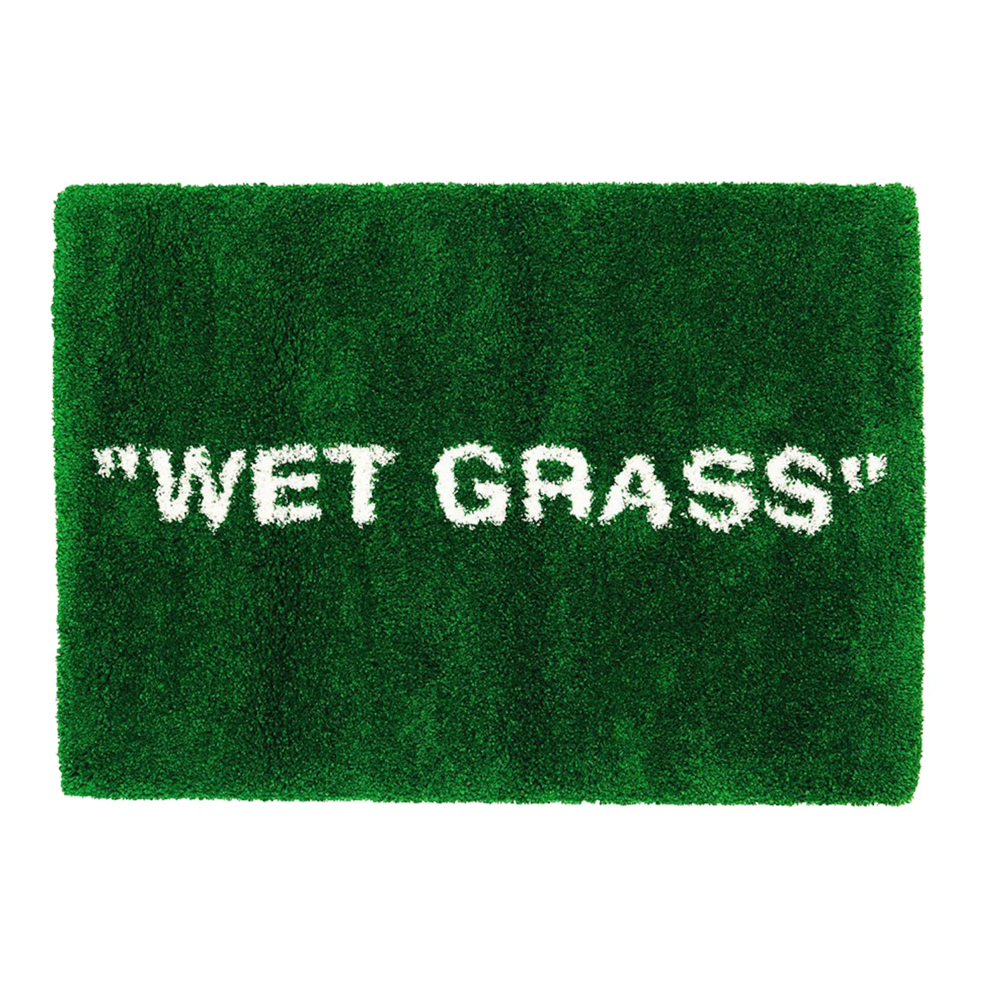 Virgil Abloh x IKEA MARKERAD "WET GRASS" Rug 195x132 CM Green