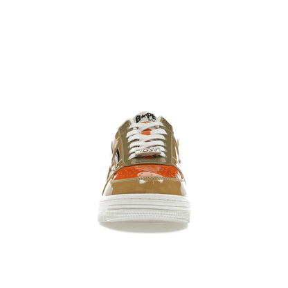 A Bathing Ape Bape Sta Low Mad Shark Tan Orange