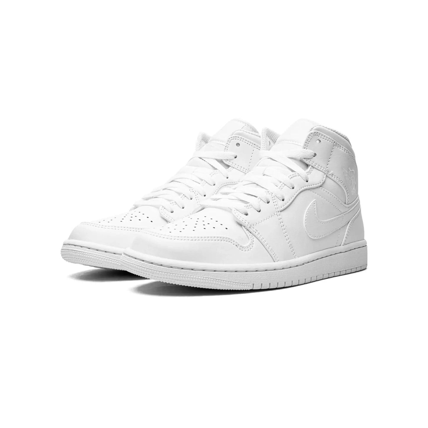 Jordan 1 Mid Triple White (2022)