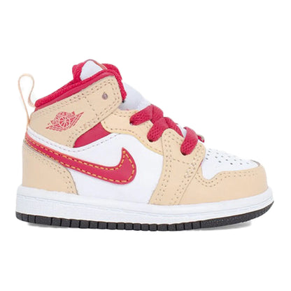 Jordan 1 Mid Light Curry Cardinal (TD)