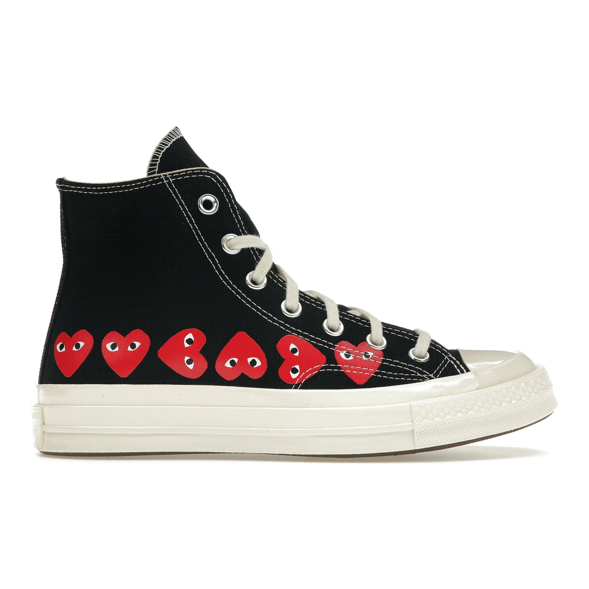 Converse Chuck Taylor All Star 70 Hi Comme des Garcons PLAY Multi-Heart Black