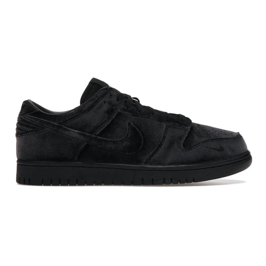 Nike Dunk Low Dover Street Market Triple Black Velvet