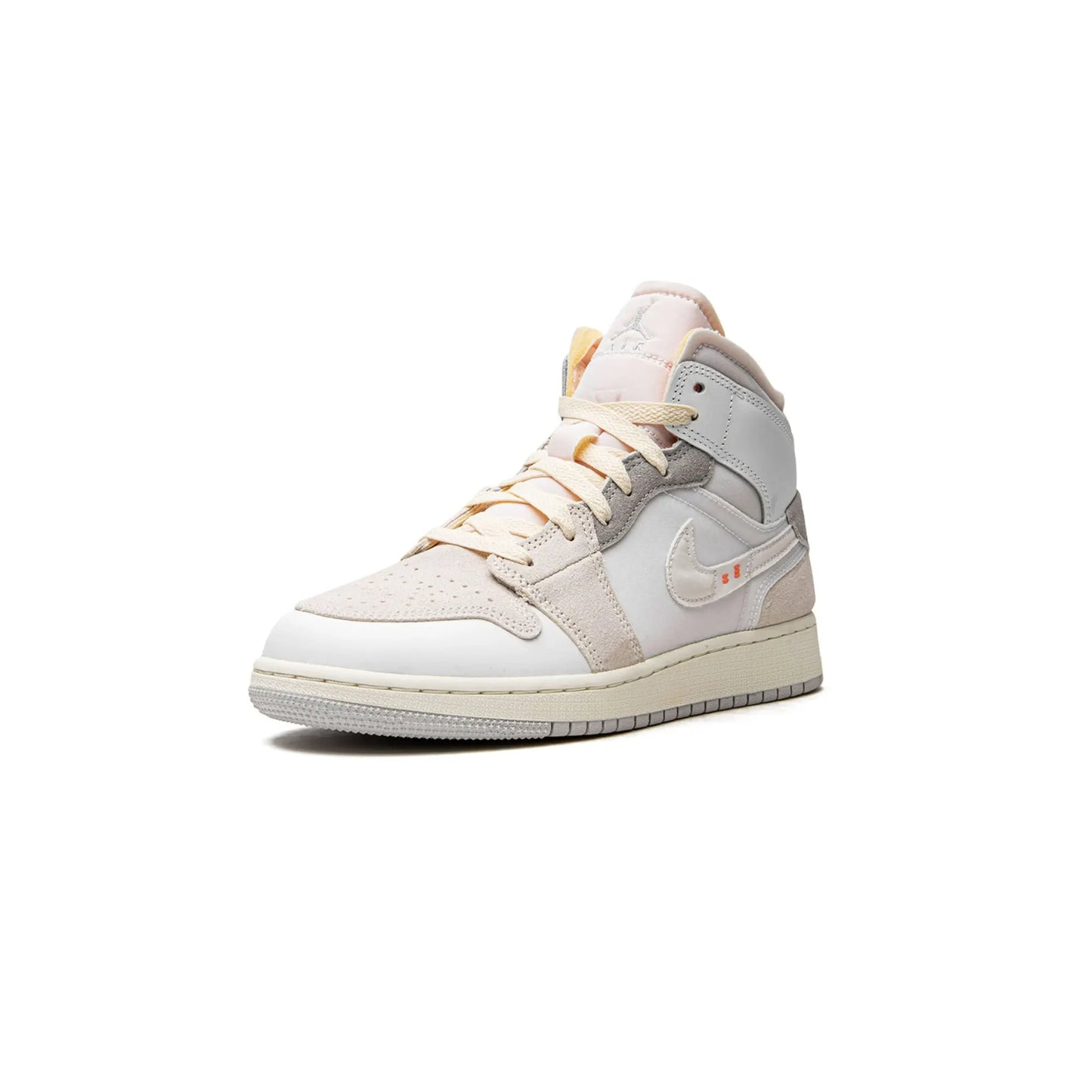 Jordan 1 Mid SE Craft Inside Out White Grey (GS)