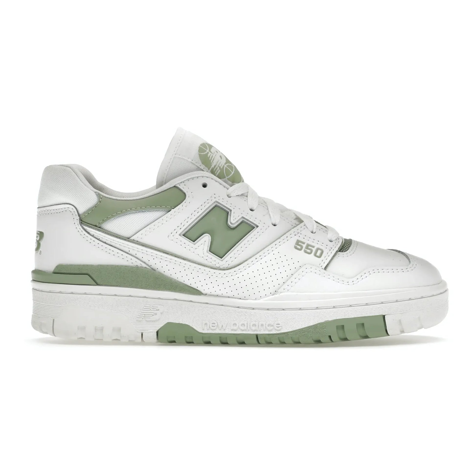 New Balance 550 White Mint Green