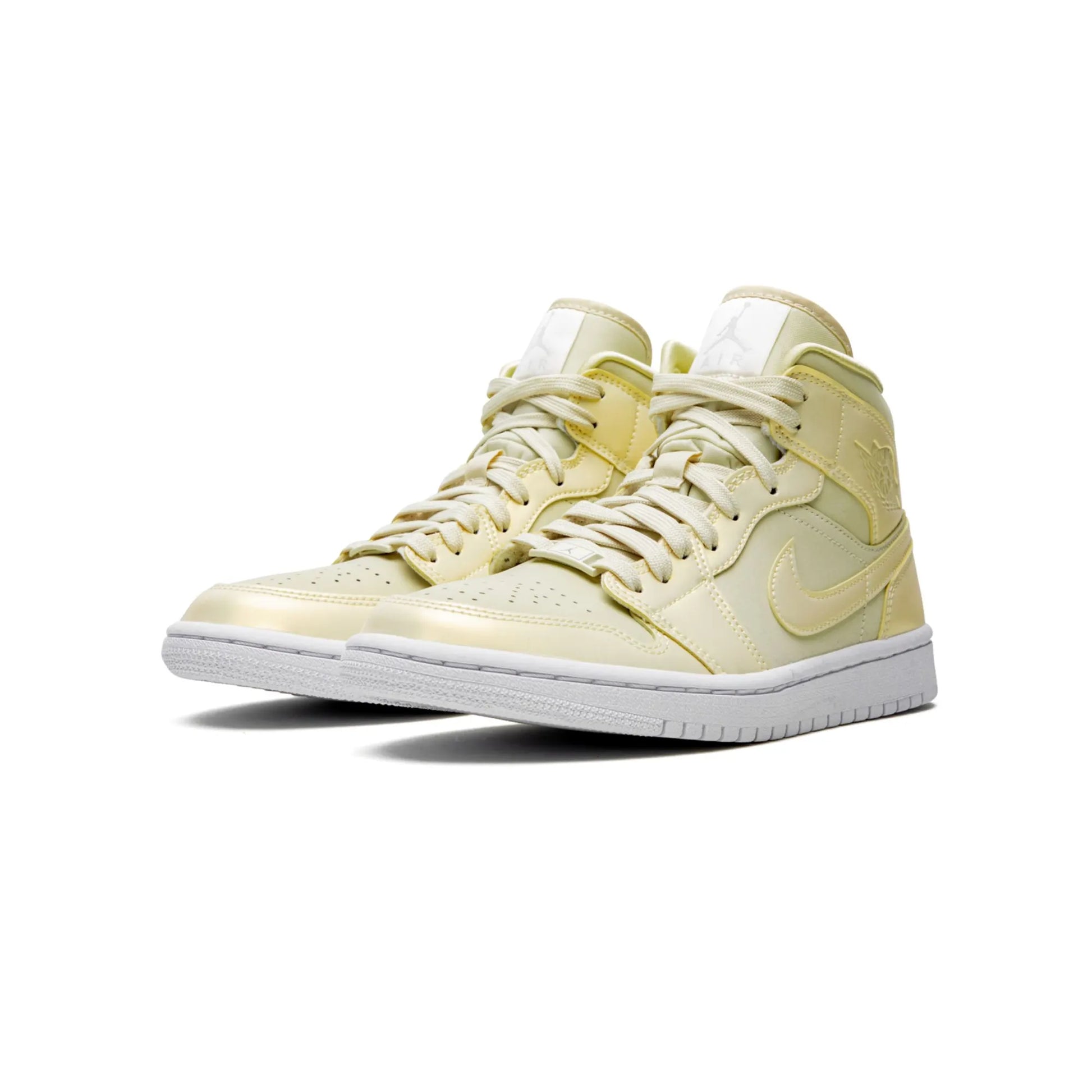 Jordan 1 Mid Goose Feather Yellow (Women's)