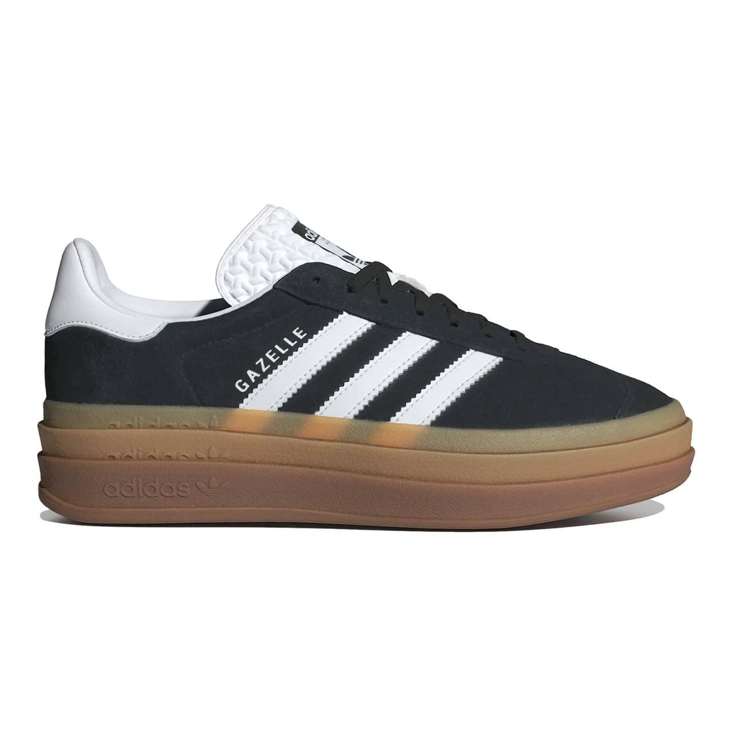 adidas Gazelle Bold Black White Gum (Women's)