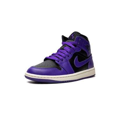 Jordan 1 Mid Purple Black (Women's)