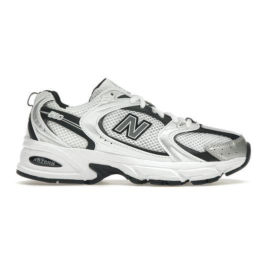 New Balance 530 White Silver Metallic Black