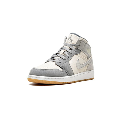 Jordan 1 Mid SE Coconut Milk Particle Grey (GS)