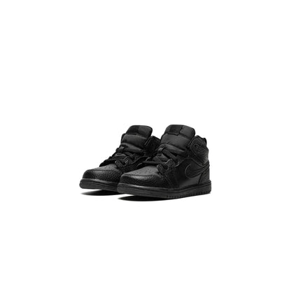 Jordan 1 Mid Triple Black (TD)