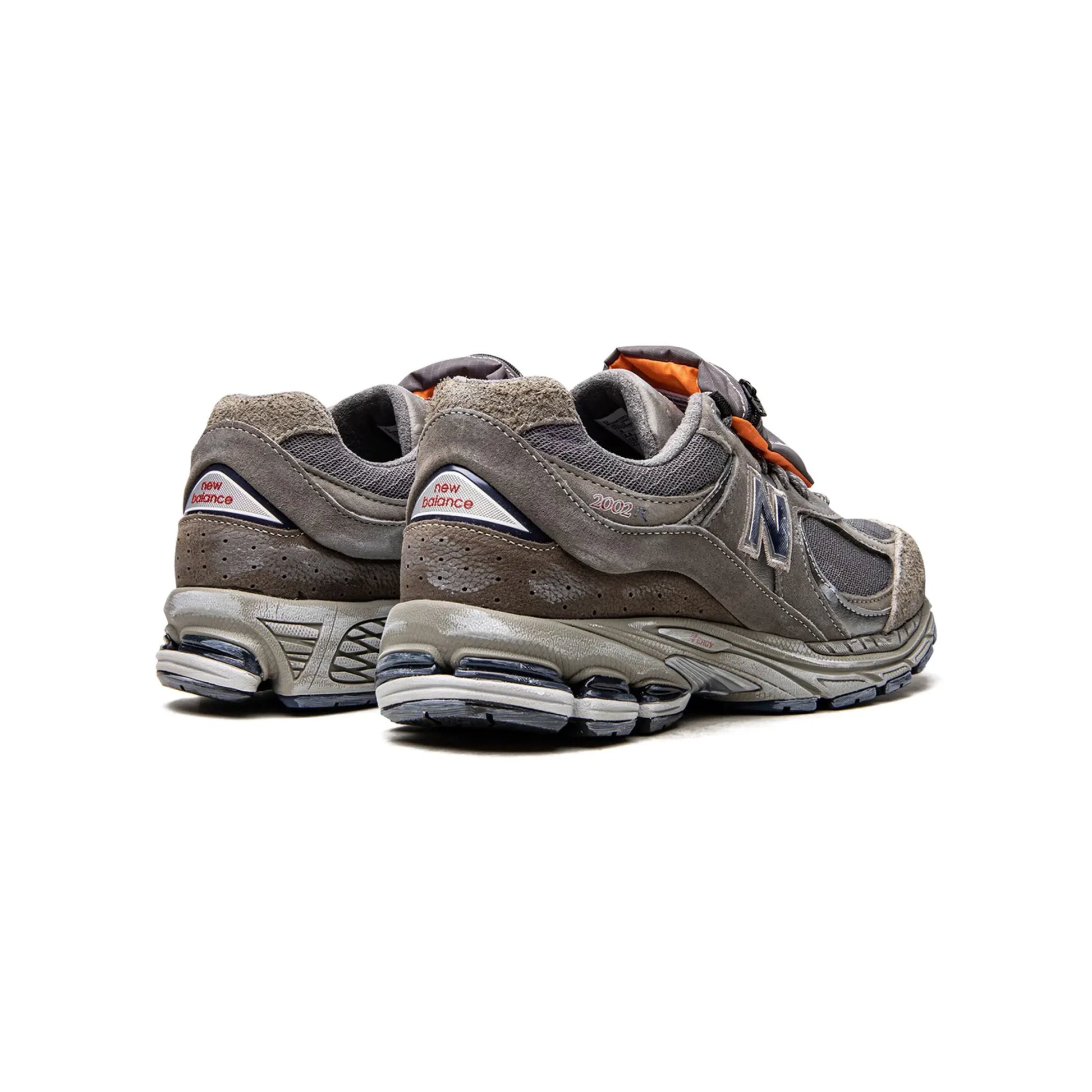 New Balance 2002R Grey Brown Pouch