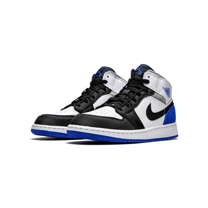 Jordan 1 Mid SE White Black Royal (GS)