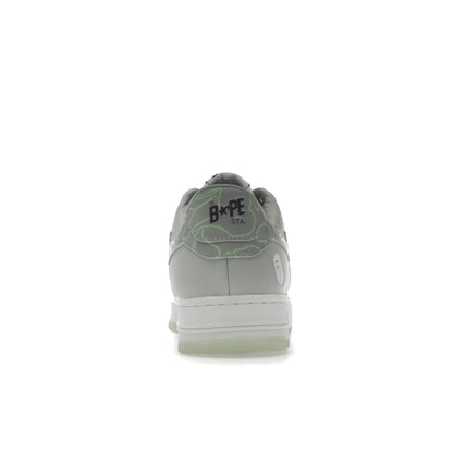 A Bathing Ape Bape Sta Text Code Camo Grey