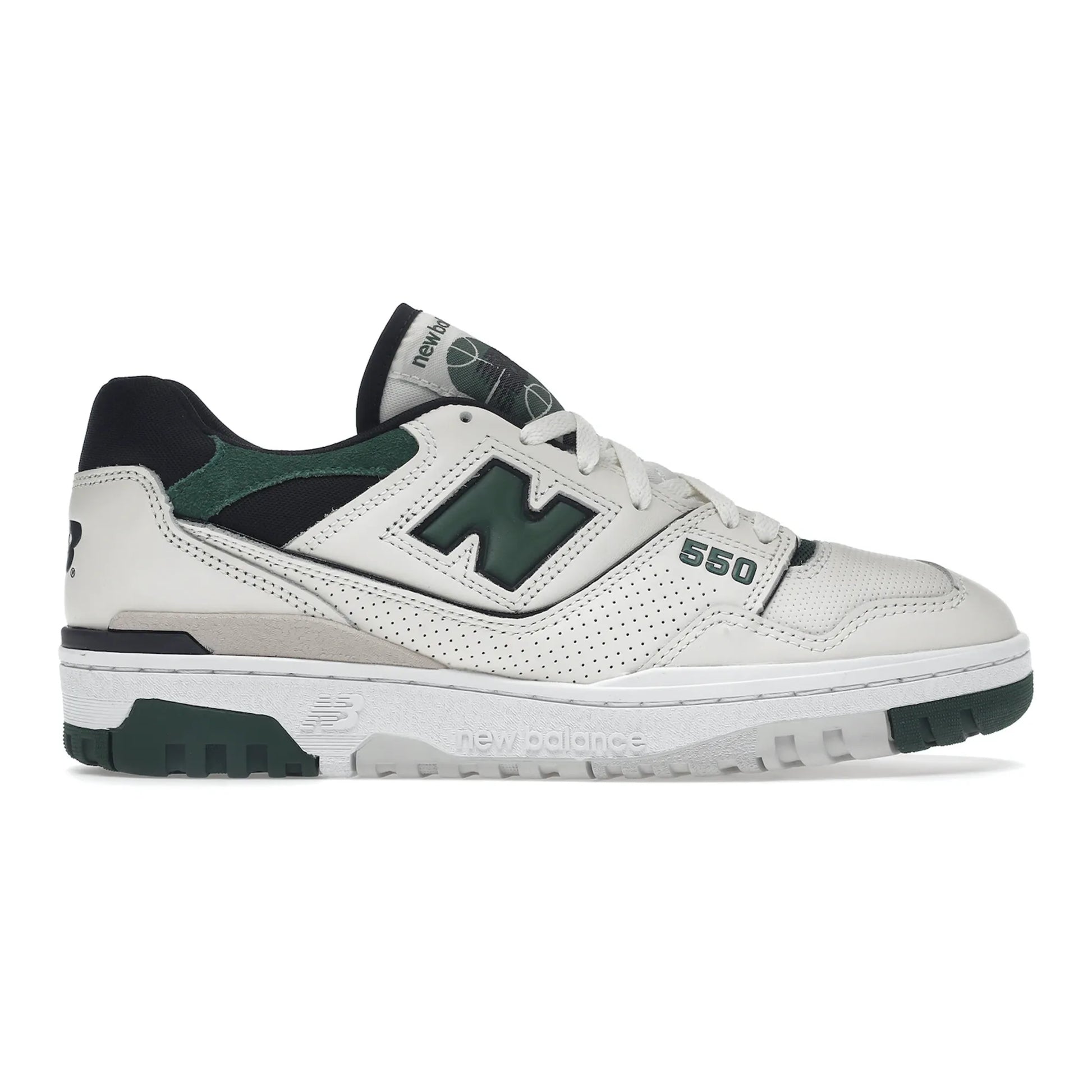 New Balance 550 Sea Salt Pine Green