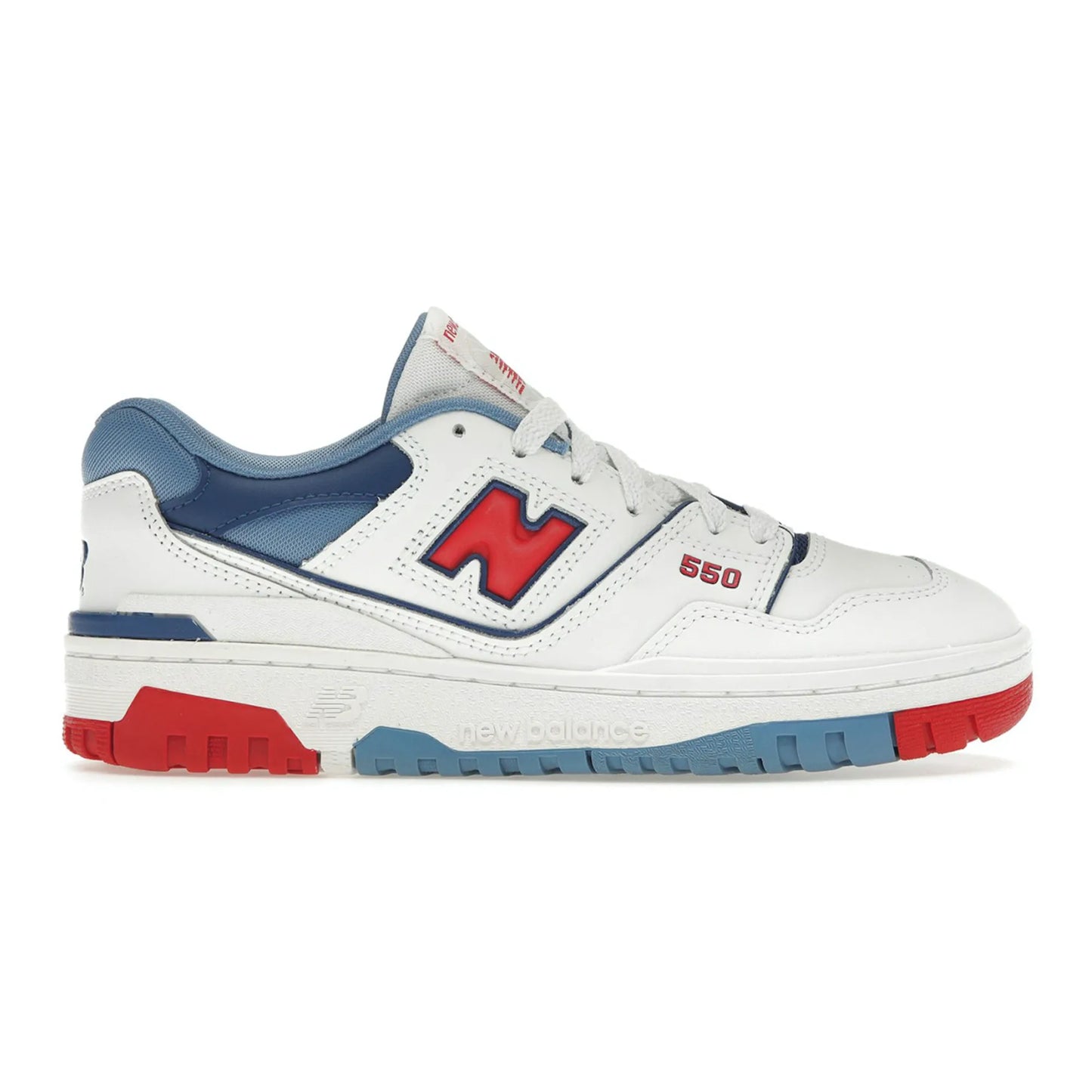 New Balance 550 White True Red Atlantic Blue (GS)