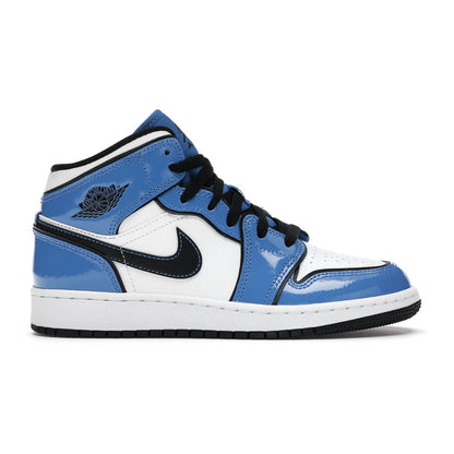 Jordan 1 Mid Signal Blue (GS)