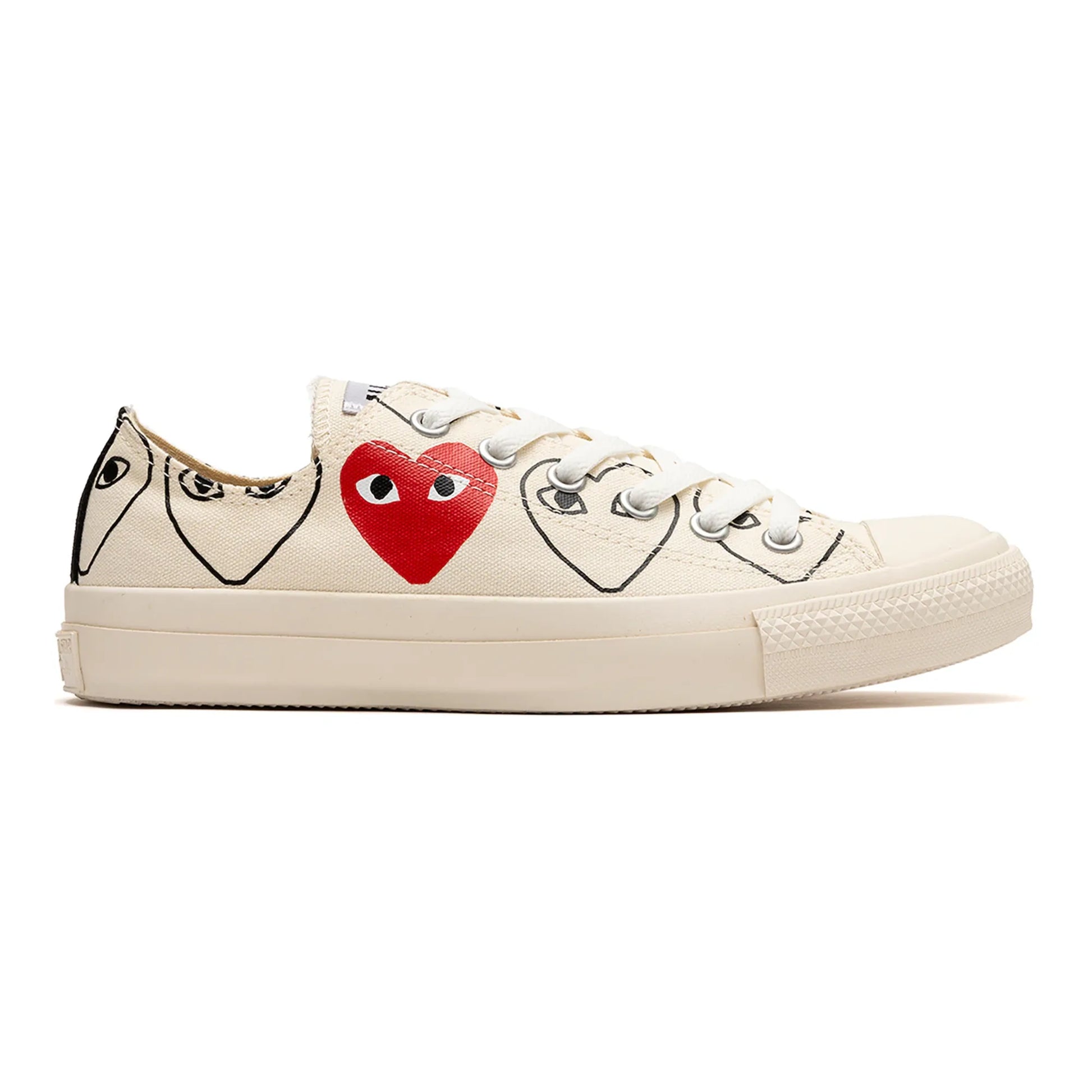 Converse Chuck Taylor All Star 70 Ox Comme des Garcons PLAY All-Over Natural