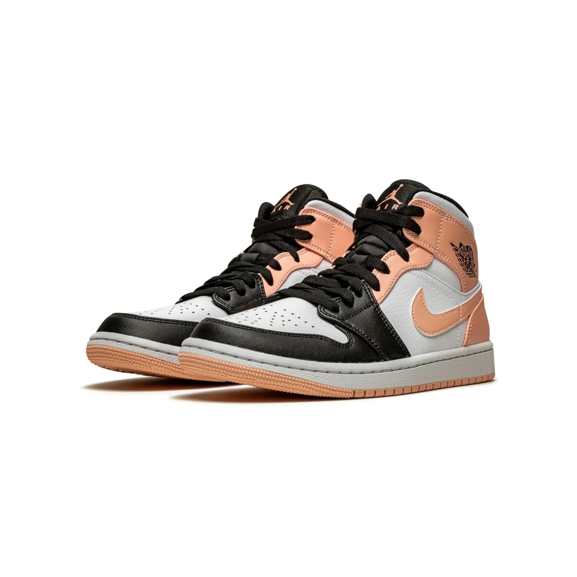 Jordan 1 Mid Arctic Orange Black Toe