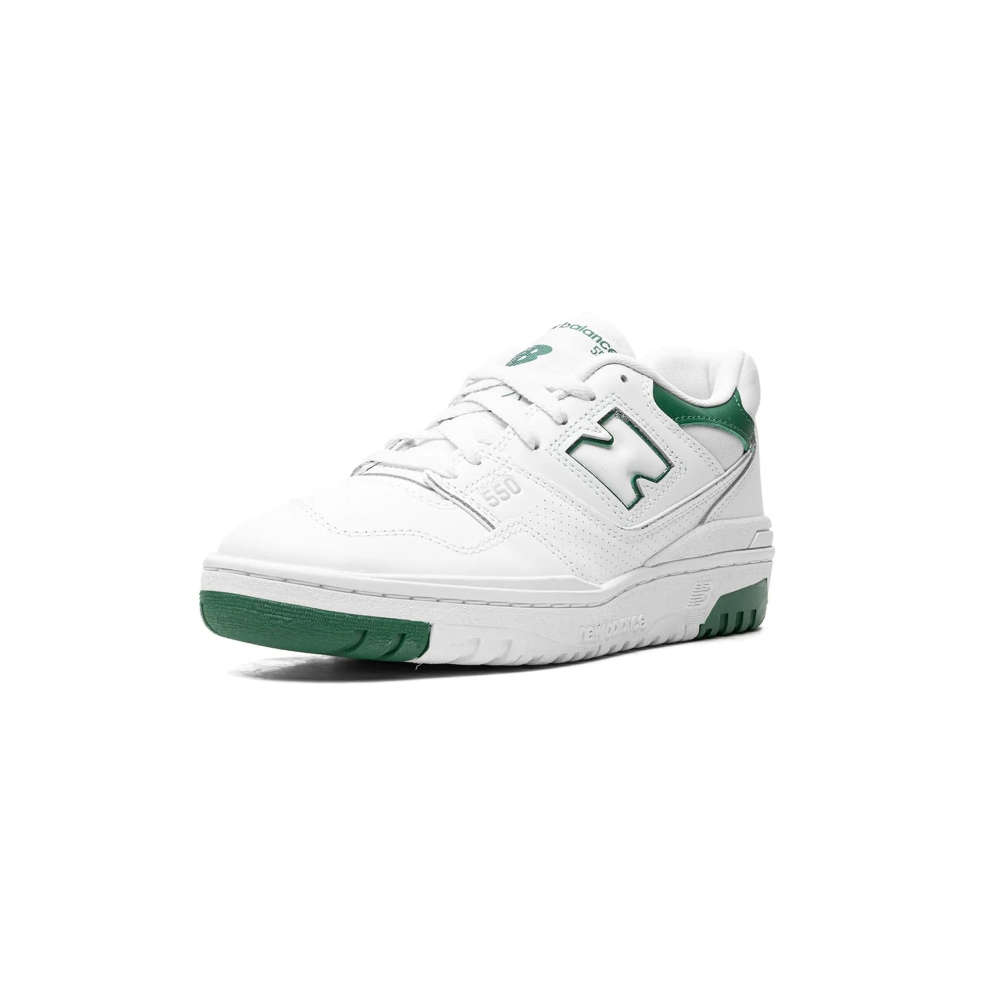 New Balance 550 White Classic Green