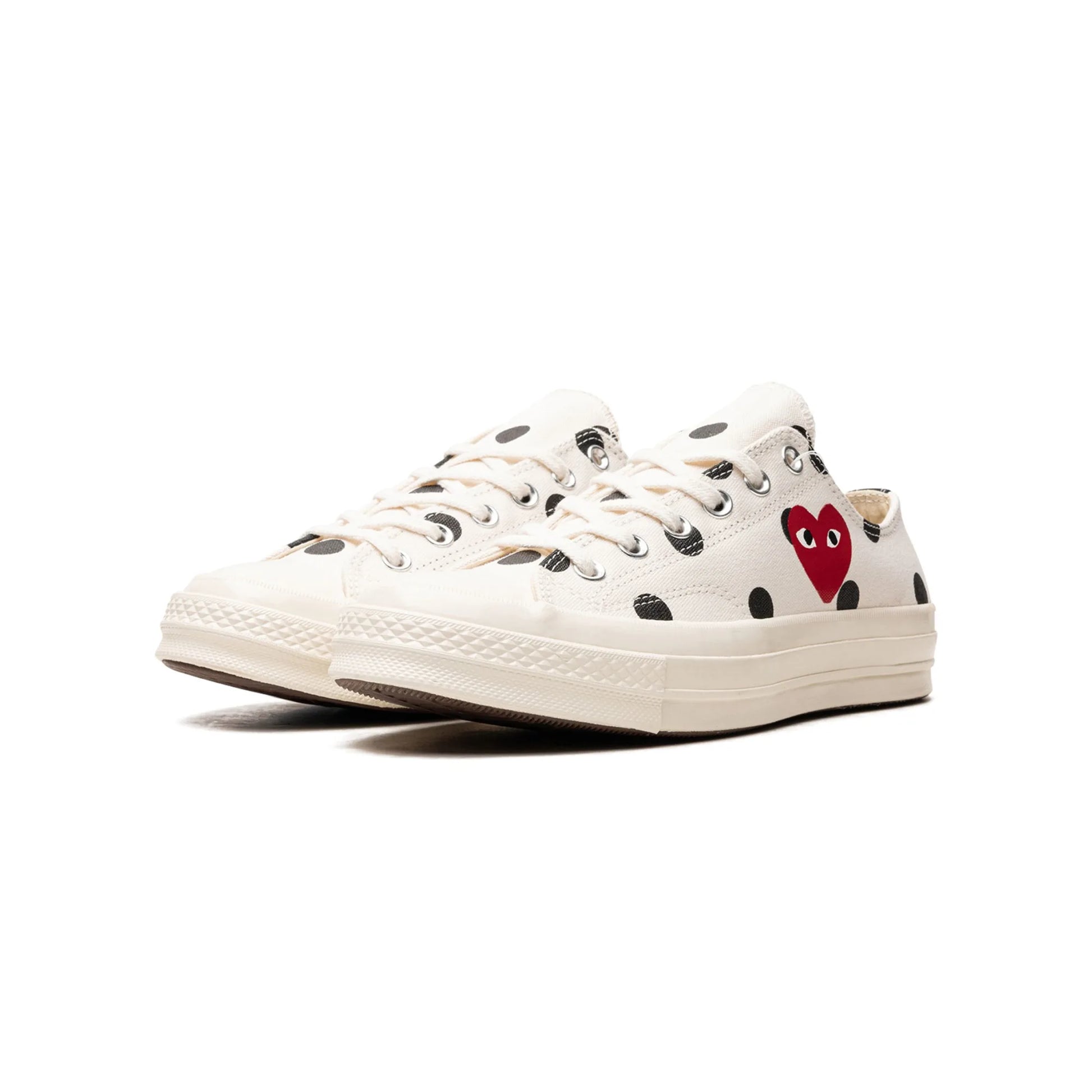 Converse Chuck Taylor All Star 70 Ox Comme des Garcons PLAY  Polka Dot White