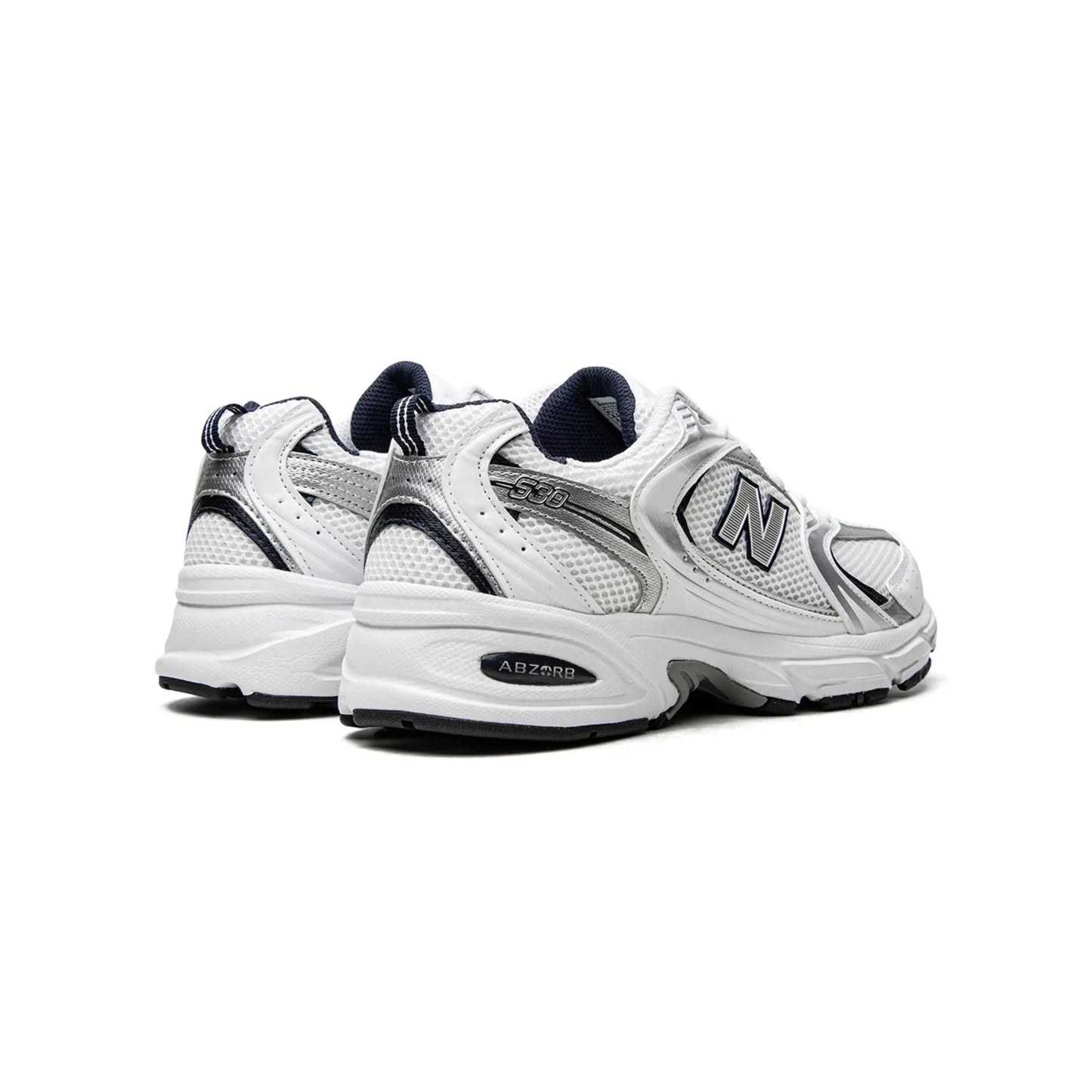 New Balance 530 White Silver Navy