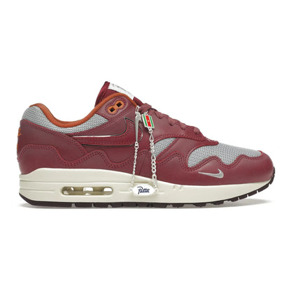 Nike Air Max 1 Patta Waves Rush Maroon (with Bracelet)