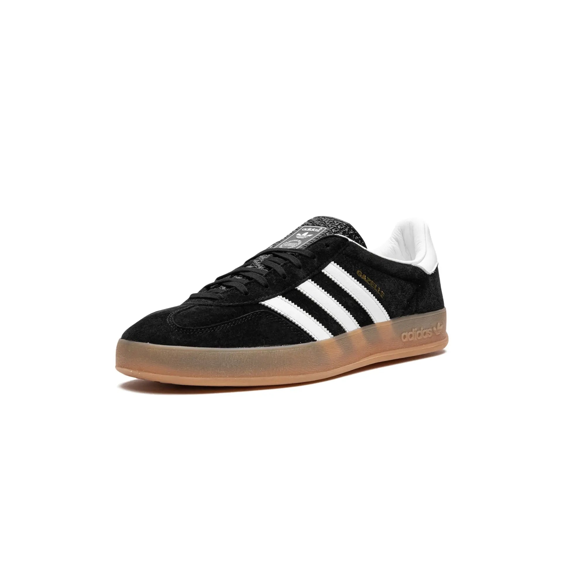 adidas Gazelle Black White Gum