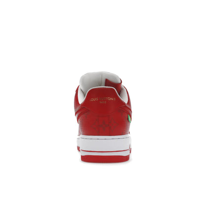 Louis Vuitton Nike Air Force 1 Low By Virgil Abloh White Red