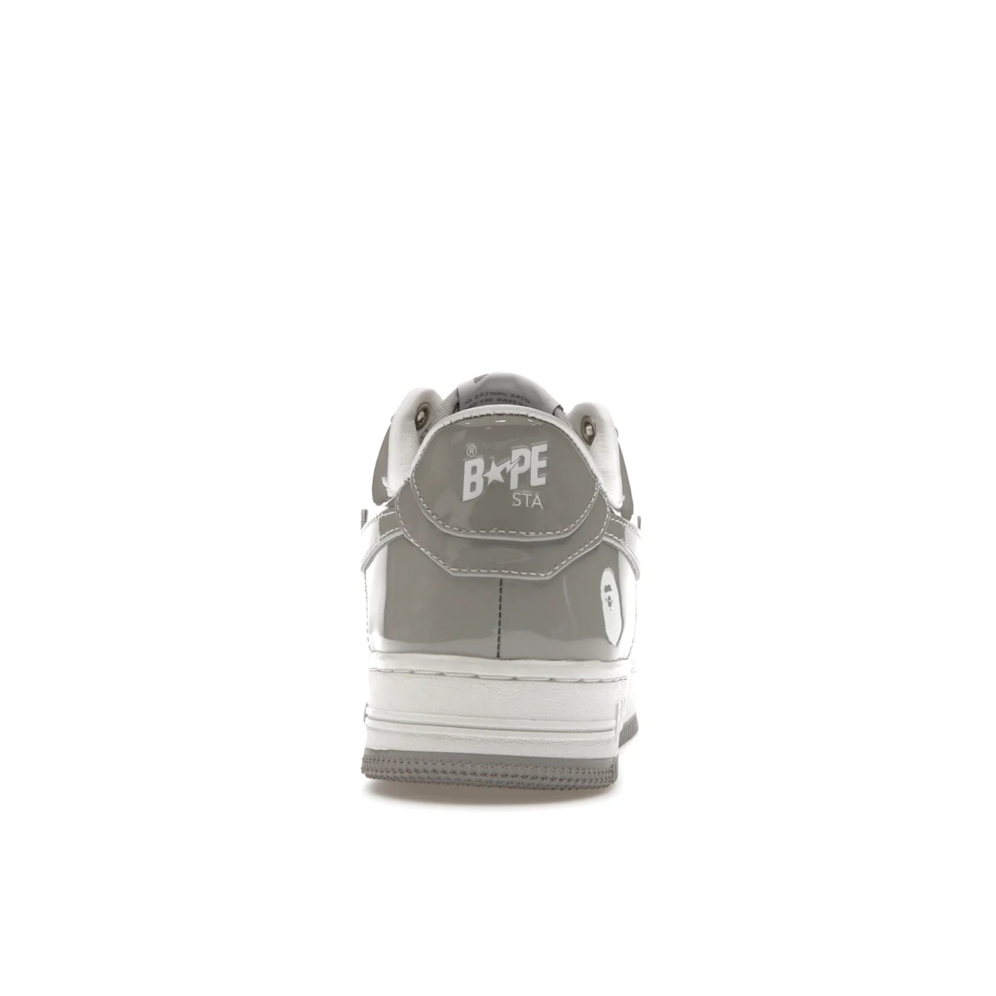 A Bathing Ape Bape Sta Patent Leather White Grey (2023)