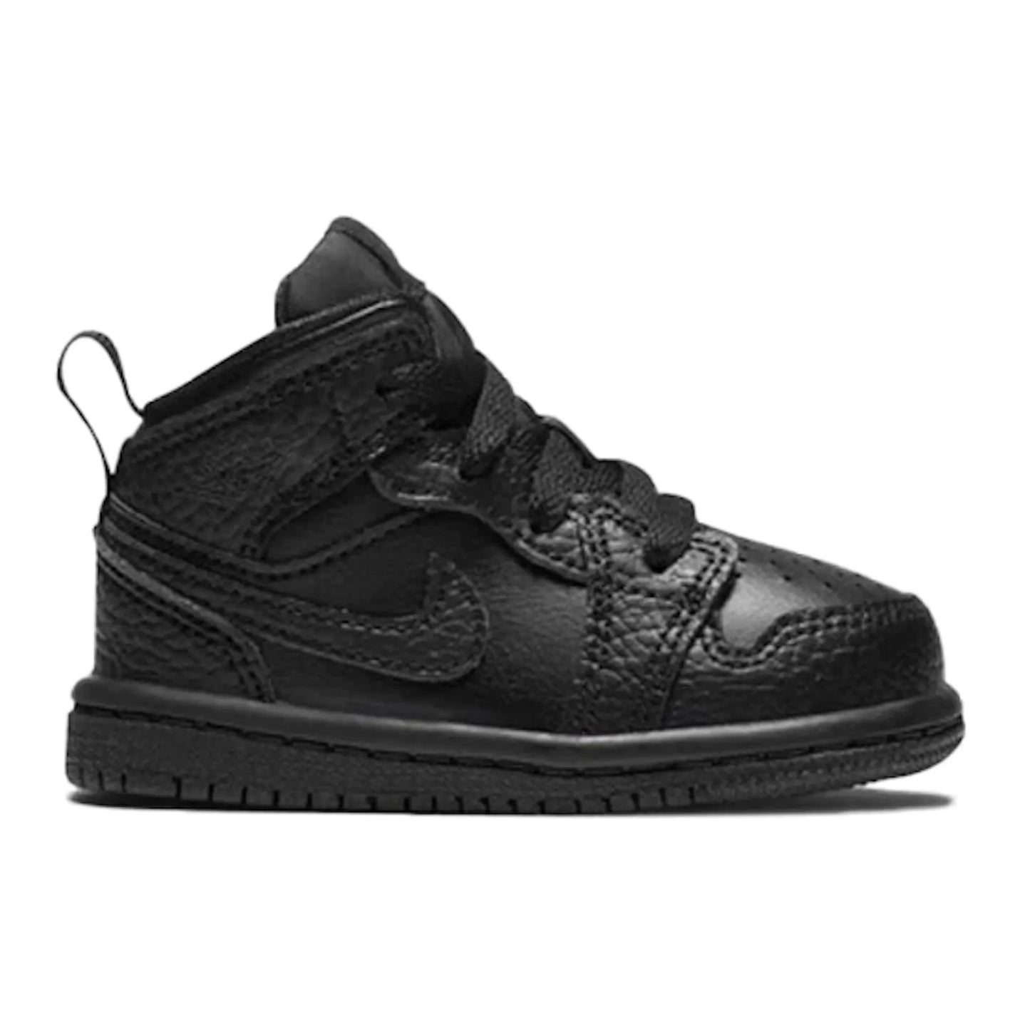 Jordan 1 Mid Triple Black (TD)