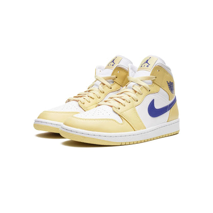 Jordan 1 Mid Lemon Wash Lapis (Women's)