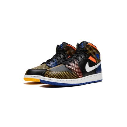 Jordan 1 Mid MMD Multi-Color Grid (GS)