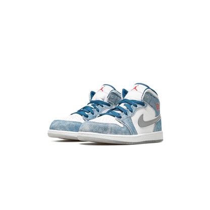 Jordan 1 Mid SE French Blue Light Steel (PS)