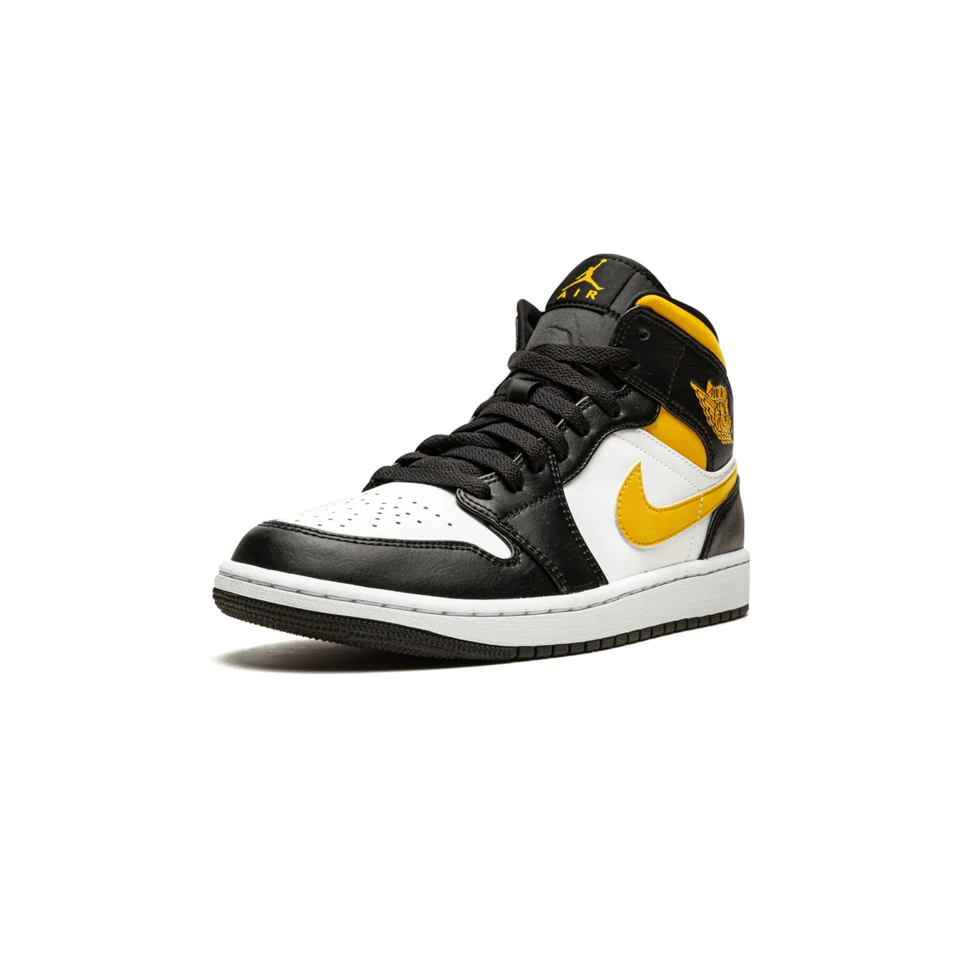 Jordan 1 Mid White Pollen Black